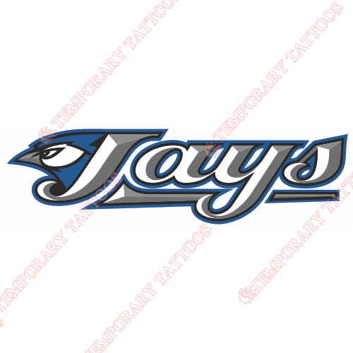 Toronto Blue Jays Customize Temporary Tattoos Stickers NO.2004